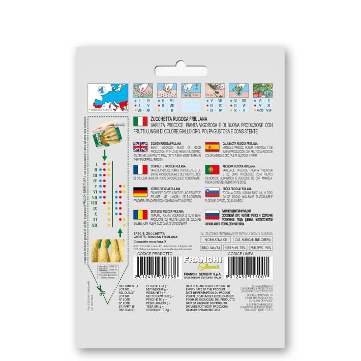 Fr Zucchetta Rugosa Friulana 146/54