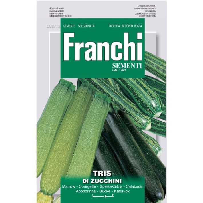 Fr Di Zucchini Tris Marrow 93/12