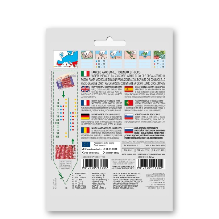Fr Fagiolo Borlotto 50 gr 56/6