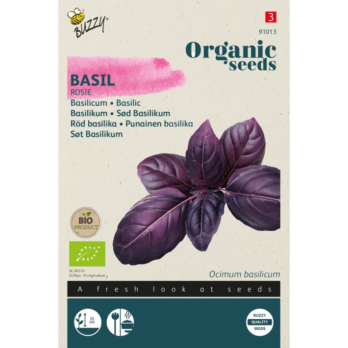 Buzzy® Organic Basilic Rosie(BIO)