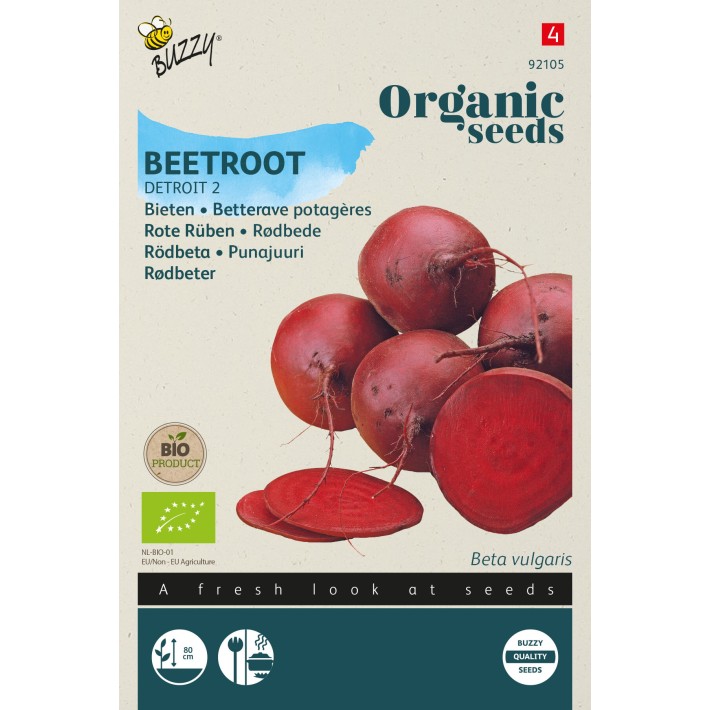 Buzzy® Organic Betteraves potagére Detroit 2(BIO)