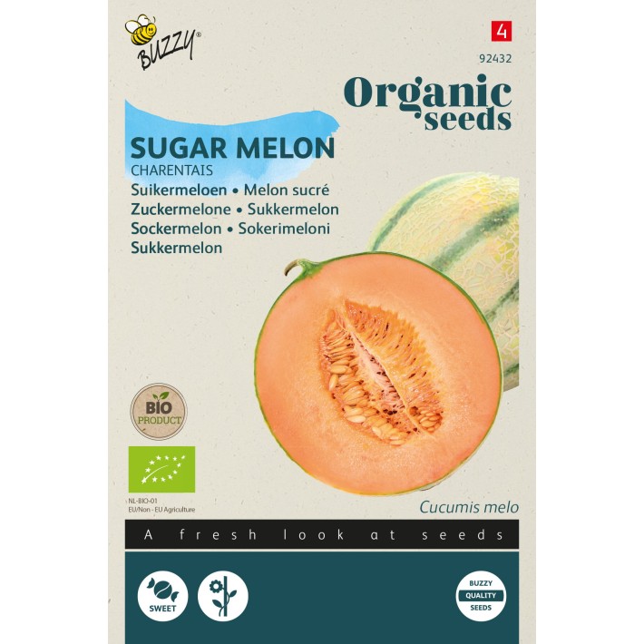 Buzzy® Organic Melon sucré Charentais BIO)