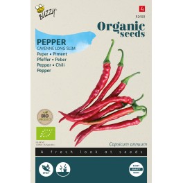 Biologische Peper Cayenne long slim