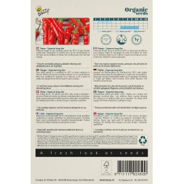 Biologische Peper Cayenne long slim