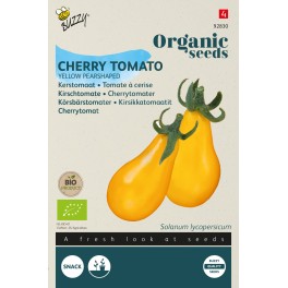 Biologische Kerstomaten Yellow Pearshaped