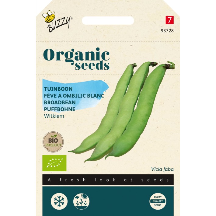 Buzzy® Organic à ombilic blanc Witkiem 50g (BIO)