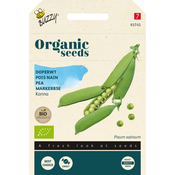 Buzzy® Organic Pois nain Karina, hâtive (BIO)