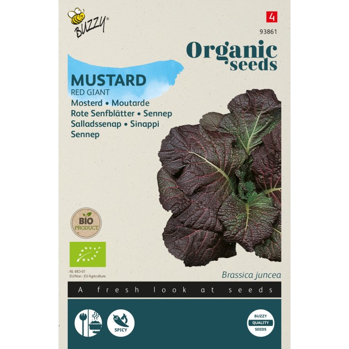Buzzy® Organic Moutarde Red Giant (BIO)