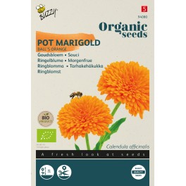 Biologische Calendula, Goudsbloem Ball's Orange