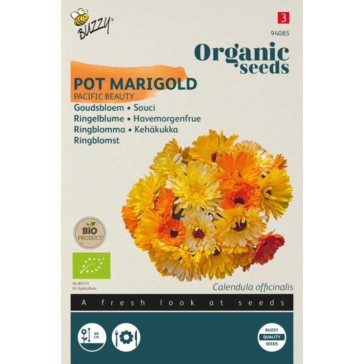 Buzzy® Organic Pot Marigold Pacific Beauty (BIO)