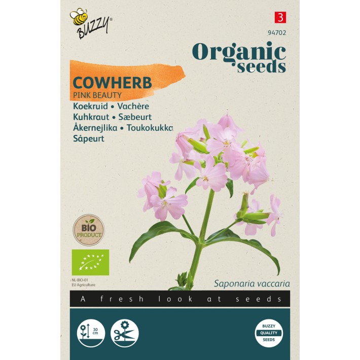 Buzzy® Organic Saponaria, Cowherb Pink Beauty (BIO)