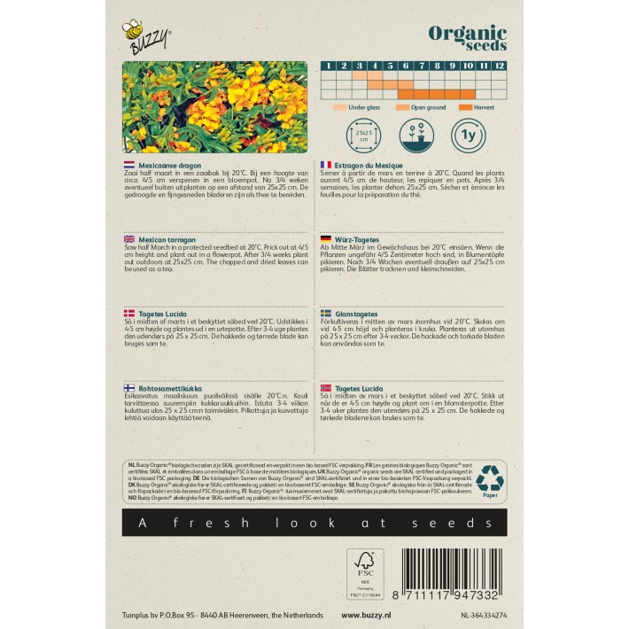 Buzzy® Organic Estragon du Mexique(BIO)