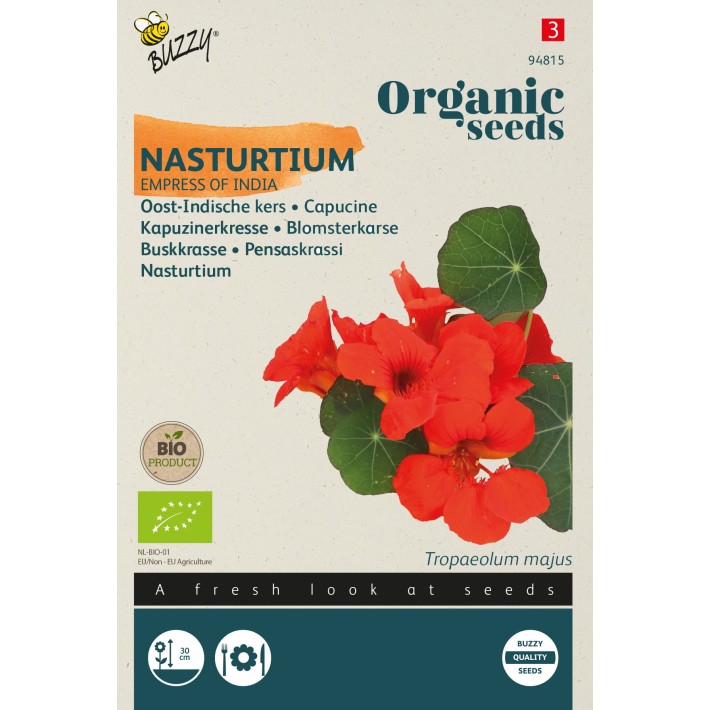 Buzzy® Organic Capucine Empress of India (BIO)