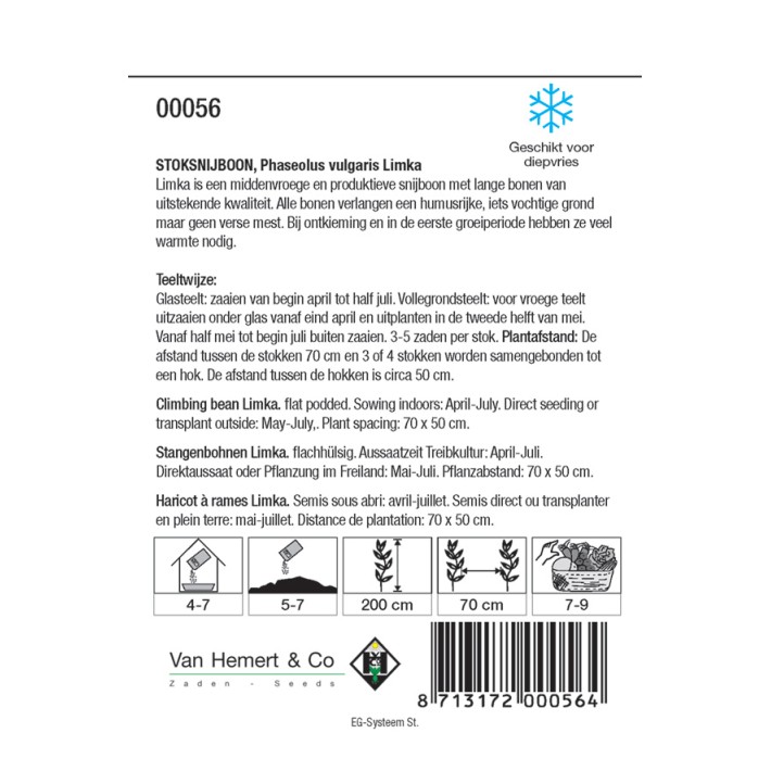 Stoksnijboon Limka, 60 gr.
