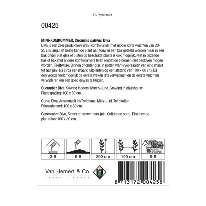 Mini Komkommer Diva