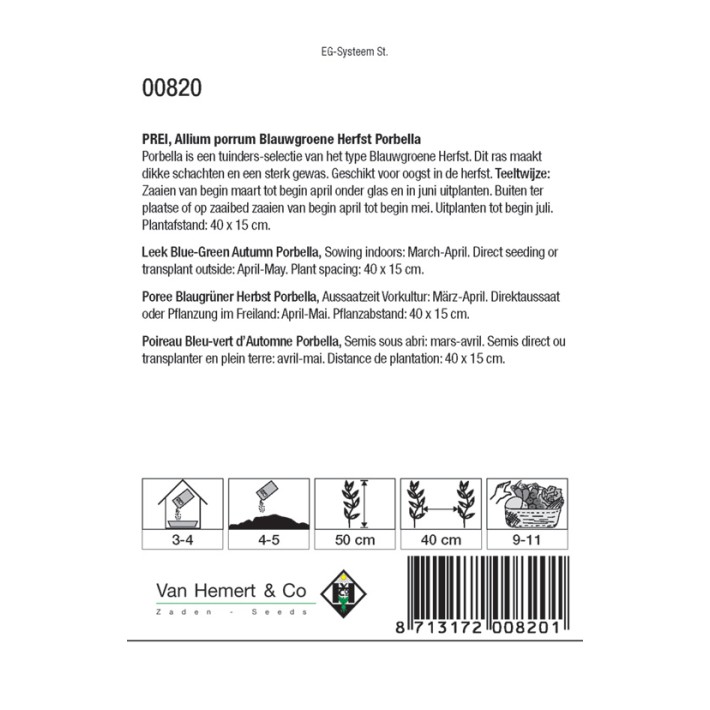 Prei Blauwgroene Herfst Porbella