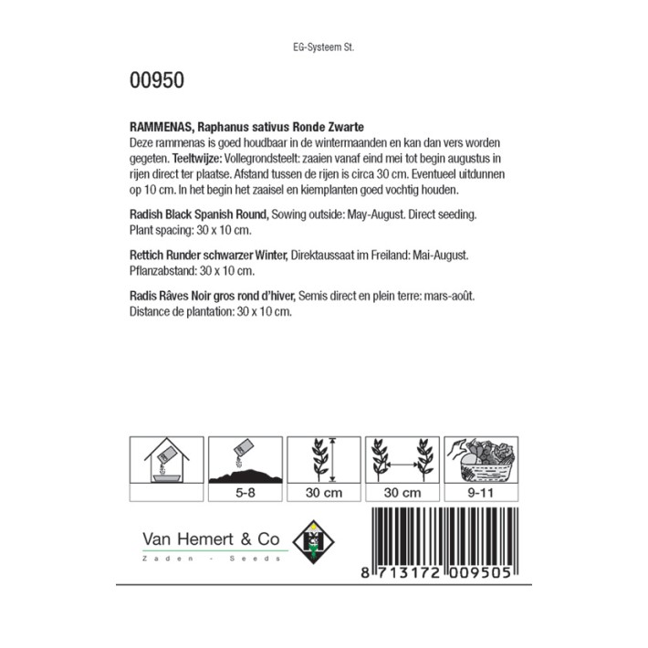 Ramanas Ronde Zwarte
