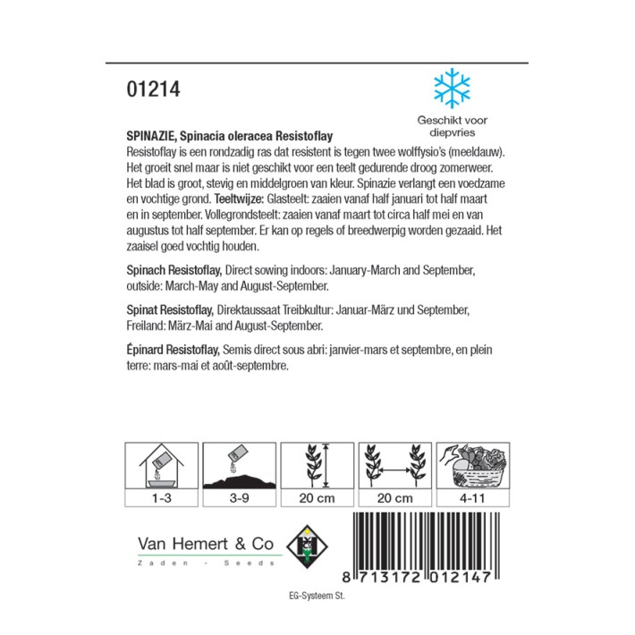 Spinazie Resistoflay, 35 gr.