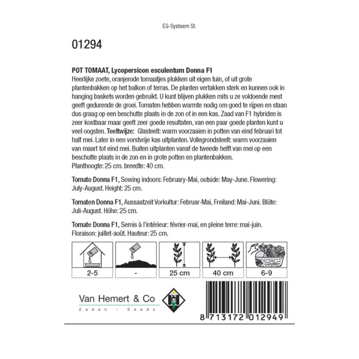 Pot tomaat Donna F1