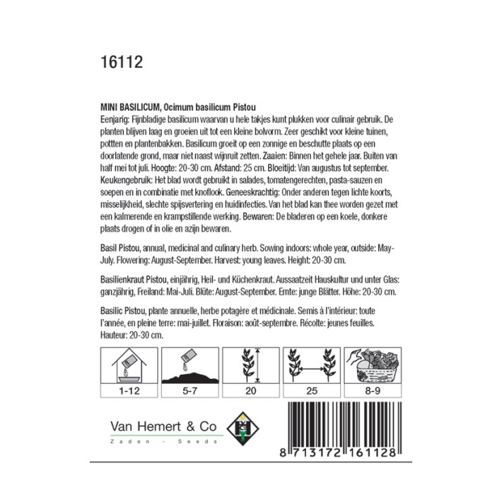 Mini Basilicum Pistou