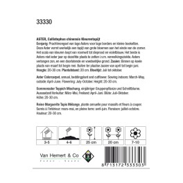 Aster chinensis Kleurentapijt