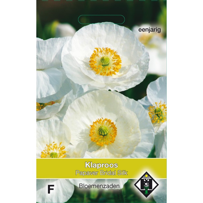 Papaver rhoeas Bridal Silk