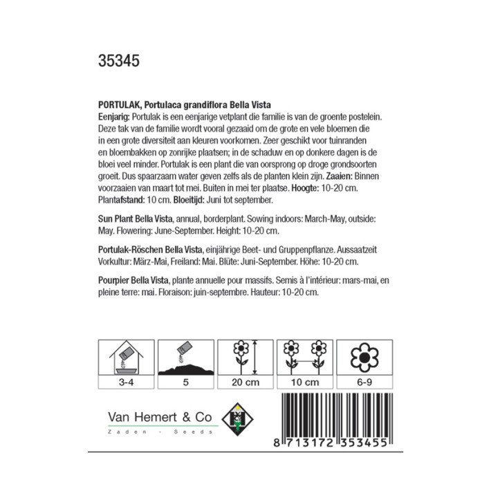 Portulaca grandiflora Bella Vista Mix