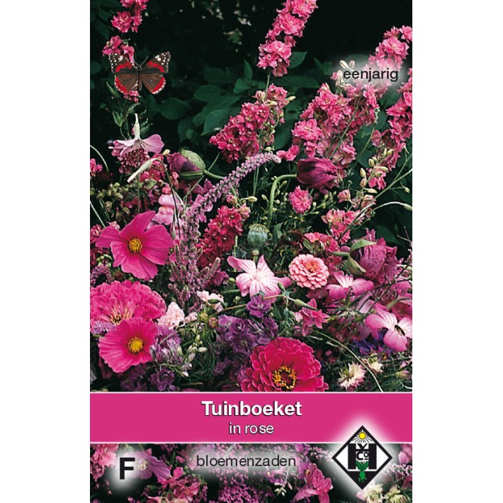 Tuinboeket, Plukmengsel in rose