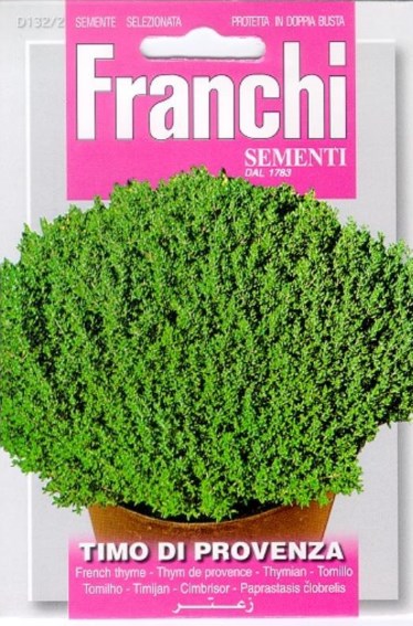 Thyme Summer, French Thyme (Thymus)  2500 seeds FR