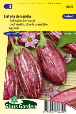 Eggplant Listada de Gandia (Solanum) 23 seeds SL