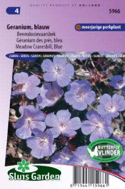 Beemdooievaarsbek (Geranium pratense) 17 zaden