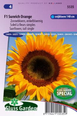 Sunflower Sunrich Orange F1 (Helianthus) 18 seeds SL