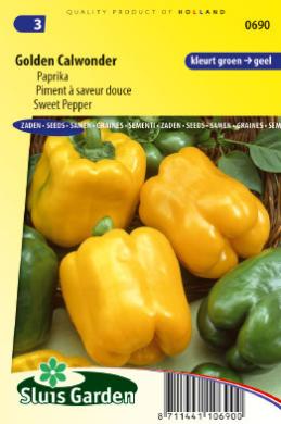 Paprika Californian Wonder Yellow (Capsicum) 40 Samen