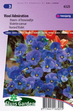 Hoornviooltje Admiration (Viola cornuta) 135 zaden SL