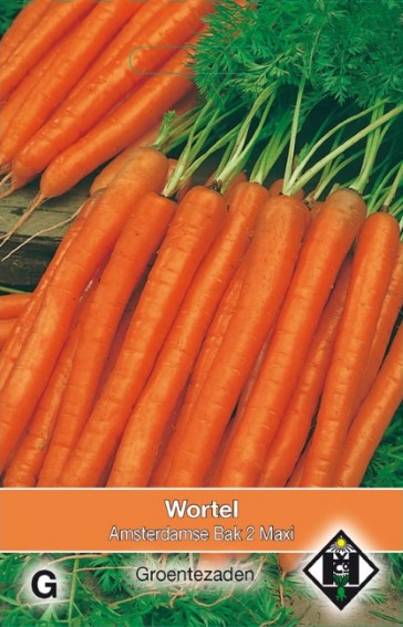 Carrot Amsterdamse Bak 2 Maxi (Daucus) 4000 seeds